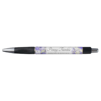 Stylo Motif tourbillonnant en marbre violet