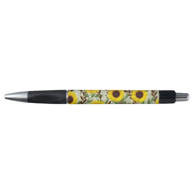 Stylo Motif tournesol (Devant)