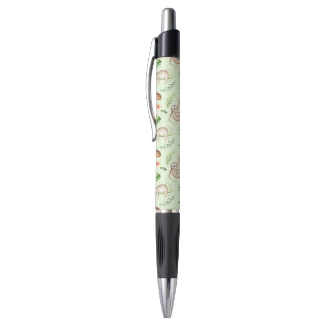 Stylo Motif tropical de paresse de noix de coco (Haut (Vertical))