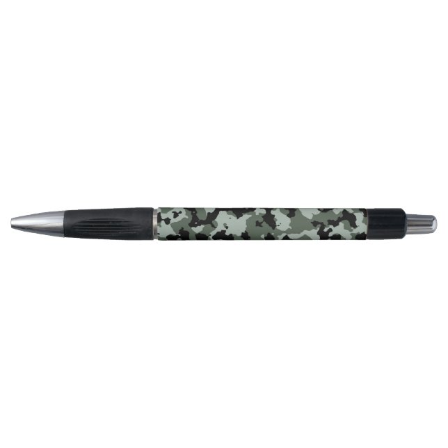 Stylo Motif vert militaire de camouflage (Devant)