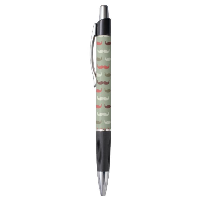 Stylo Motif vintage avec la moustache (Haut (Vertical))