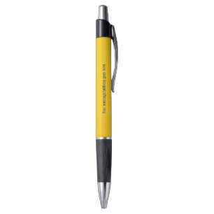 Stylo Mustard Jaune Personnalisable