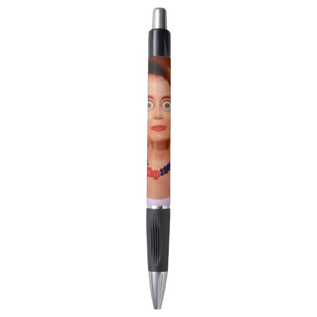 Stylo Nancy Pelosi Caricature Drôle Impression politique (Devant (Vertical))