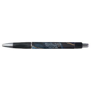 Stylo Navy bleu agate stylée professionnelle affaires