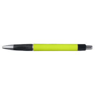 Stylo Neon Chartreuse couleur solide Couleur tendance