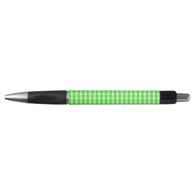 Stylo Neon Green Gingham Pattern by Shirley Taylor (Devant)