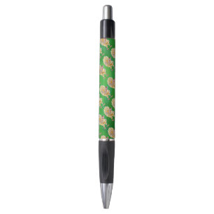Stylo Noël Du Poulet Sur Vert