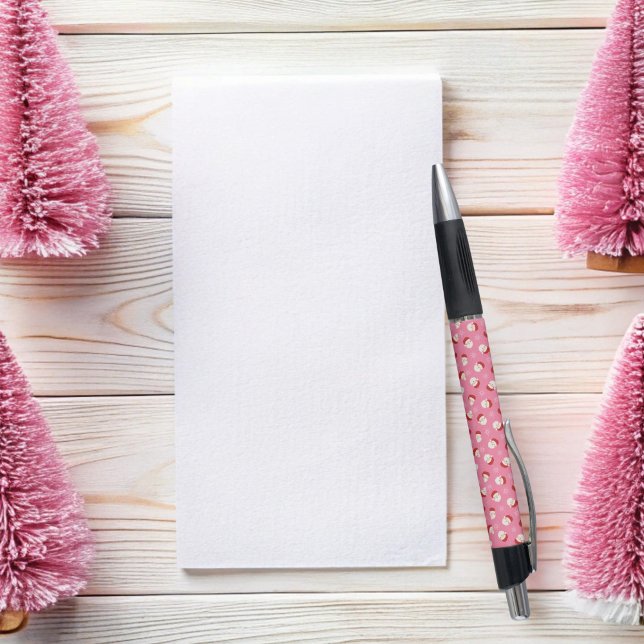 Stylo Noël rose Père Noël (Pink Santa Pen )