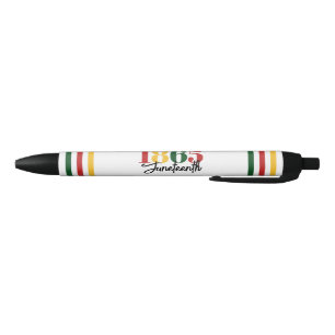 Stylo Noir 1865 Liberté Célébration de l'histoire noire