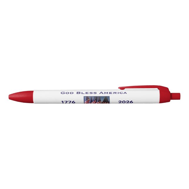Stylo Noir 250th Anniversary USA Patriotic God Bless America (Haut)