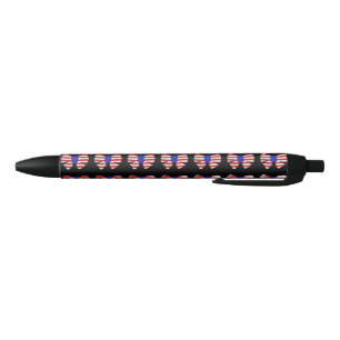 Stylo Noir 4e juillet Appareils Amérique USA Drapeau Patrioti
