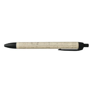 Stylo Noir 9ème symphonie de Beethoven, manuscrit de musique