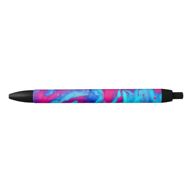 Stylo Noir À l'intérieur d'une lampe de lave (Devant)