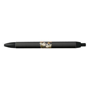 Stylo Noir Abeilles Bouh Drôles Abeille Fantôme Jeux de Mots