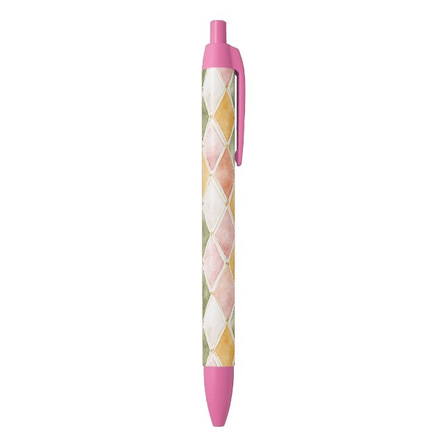 Stylo Noir Abricot Orange Vert Jaune Rosé   (Bas (Vertical))