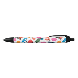 Stylo Noir Abstrait