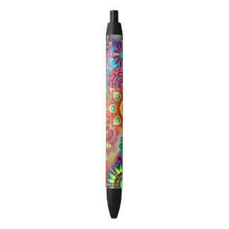 Stylo Noir Abstrait dynamique