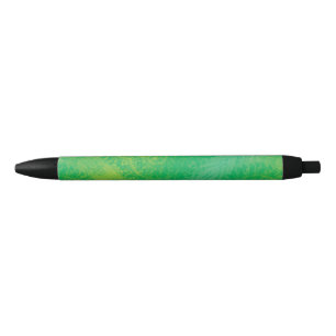 Stylo Noir Acceptation   Médaillons de saumons jaunes bleus