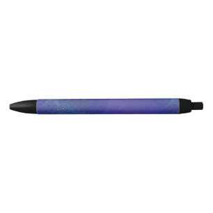Stylo Noir Acceptation Médaillons de violet violet bleu Ind