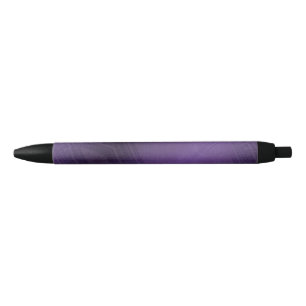 Stylo Noir Acceptation   Motif Boho violet écectique