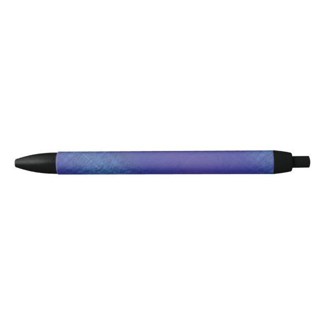 Stylo Noir Acceptation | Motif de Blue Indigo Violet Shibori (Devant)