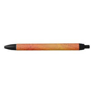 Stylo Noir Acceptation   Motif de Shibori rouge orange jaune