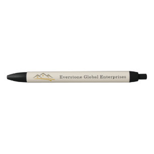 Stylo Noir Agent immobilier minimaliste Entreprise