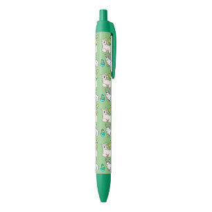 Stylo Noir Agneau mignon et lapin grossier Animaux de Pâques