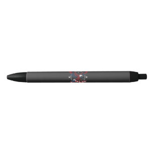 Stylo Noir Aigle Et Drapeau 250 Ans 1776-2026 250ème