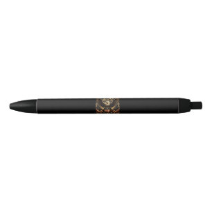 Stylo Noir Aigle patriotique américain 1776 2026 250e 4 juill