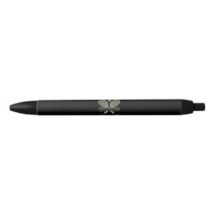 Stylo Noir Ajouter un nom de club de tennis Motif de raquette