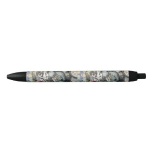 Stylo Noir Alice Classique Merveilleux Dodo Art Tenniel