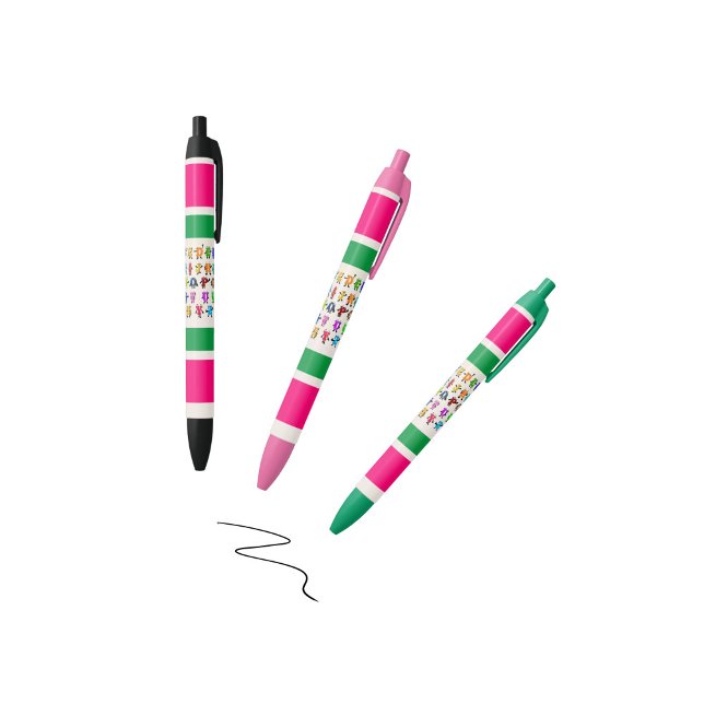 Stylo Noir alphabet ABC (Créateur téléchargé)