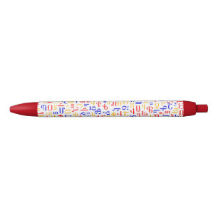 Stylo Noir alphabet arménien