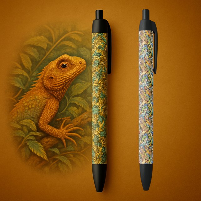 Stylo Noir amas de lézard de forêt (Créateur téléchargé)