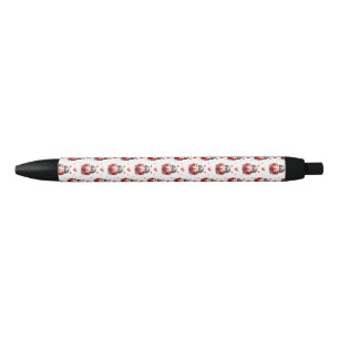 Stylo Noir Amour de coccinelle