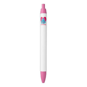 Stylo Noir Amour et famille