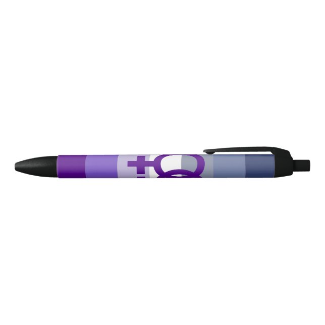 Stylo Noir Amour Lesbien Butch Fierté WLW (Haut)