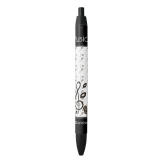 Stylo Noir Amoureux de la musique