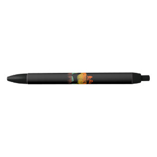 Stylo Noir Amoureux des chiens   Citrouille Vintage Halloween