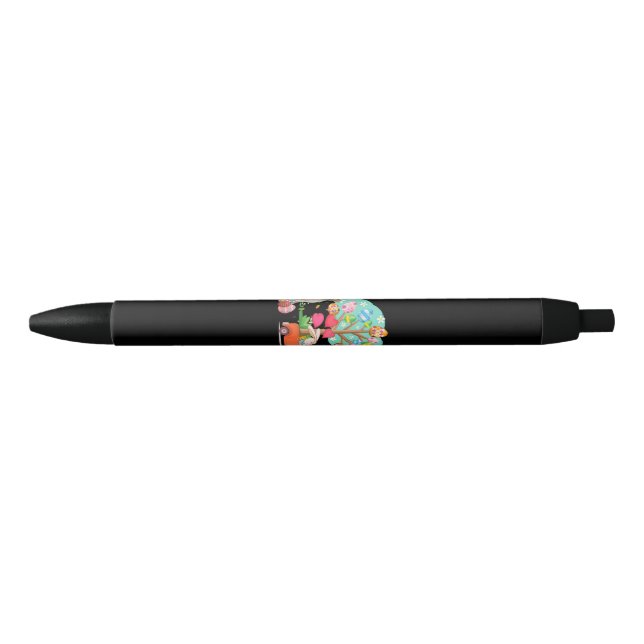 Stylo Noir Amoureux des chiens | Labrador Retriever Easter Da (Devant)