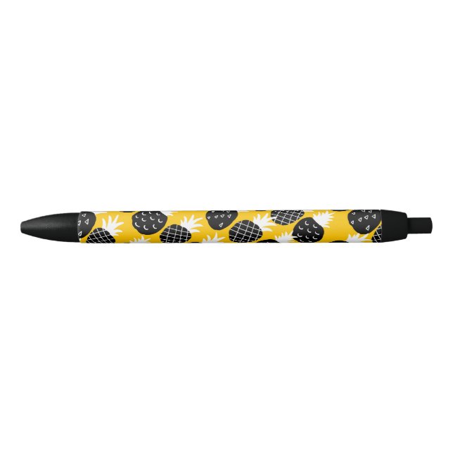 Stylo Noir Ananas noir (Devant)