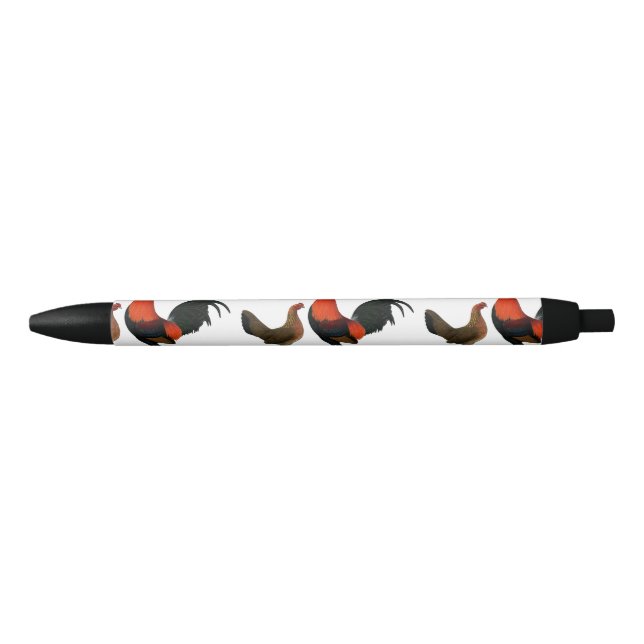 Stylo Noir Ancien jeu anglais Bantams : BB Red Pair (Devant)