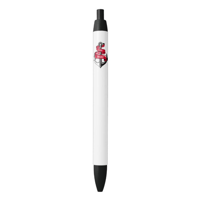 Stylo Noir Ancre (devant Vertical)