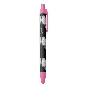 Stylo Noir ANGEL WINGS Black Monogram