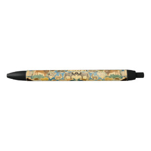 Stylo Noir Animaux d'art folklorique américain vintage