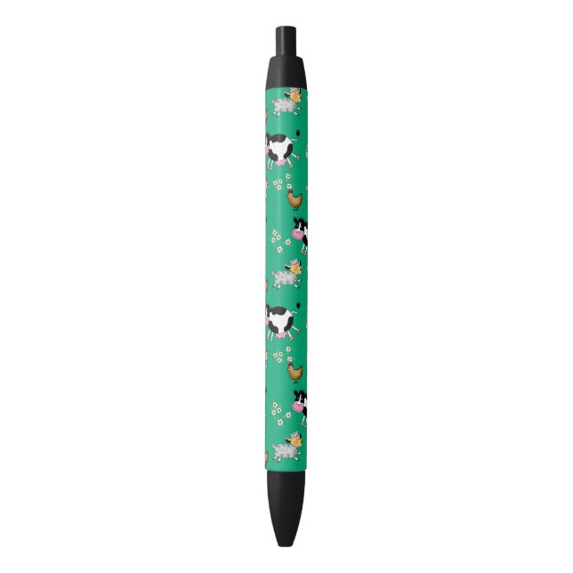 Stylo Noir animaux de ferme (devant Vertical)