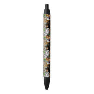 Stylo Noir Animaux sauvages de la Savane africaine