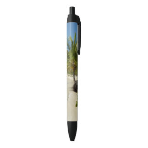 Stylo Noir Antiguan Beach Beautiful Tropical Landscape