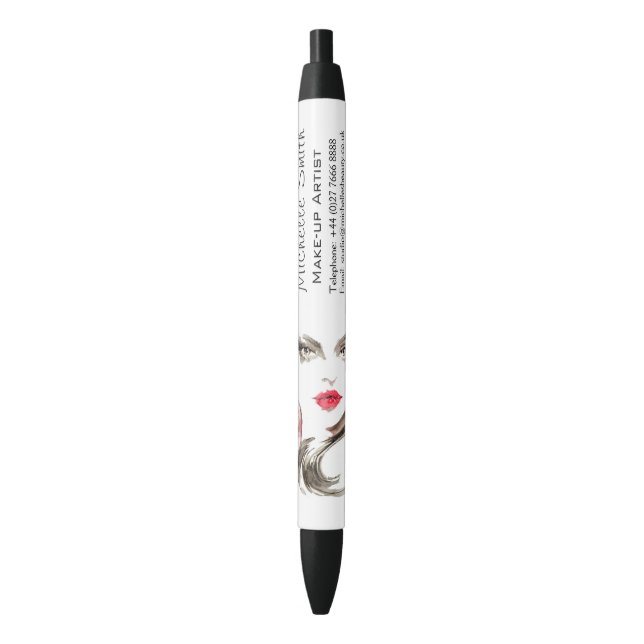 Stylo Noir Aquarelle maquillage visage marque artiste (devant Vertical)